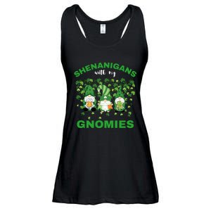 Shenanigans With My Gnomies St.Patrick Day Cute Gift Ladies Essential Flowy Tank