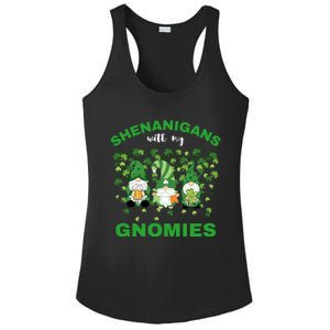 Shenanigans With My Gnomies St.Patrick Day Cute Gift Ladies PosiCharge Competitor Racerback Tank