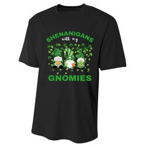 Shenanigans With My Gnomies St.Patrick Day Cute Gift Performance Sprint T-Shirt