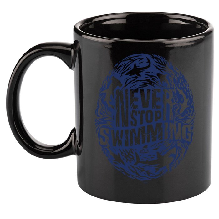 Shark Week: Never Stop Swimming Gift 11oz C Handle Ceramic Mug