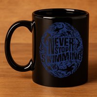 Shark Week: Never Stop Swimming Gift 11oz C Handle Ceramic Mug