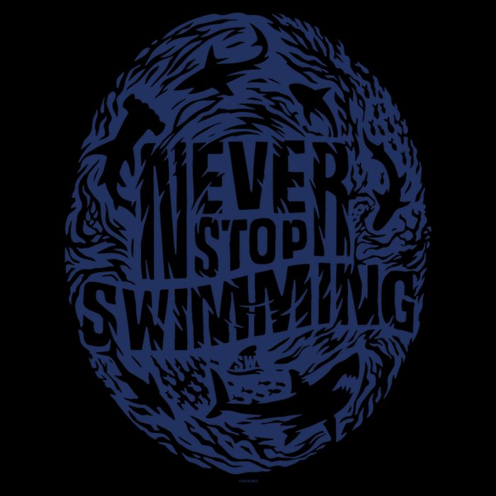 Shark Week: Never Stop Swimming Gift Drawstring Bag