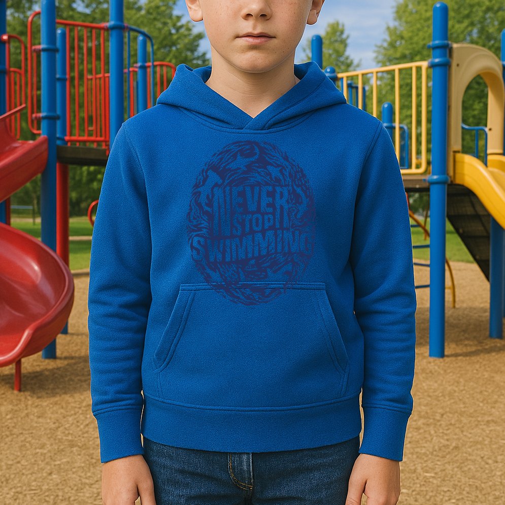 Shark Week: Never Stop Swimming Gift Kids Hoodie