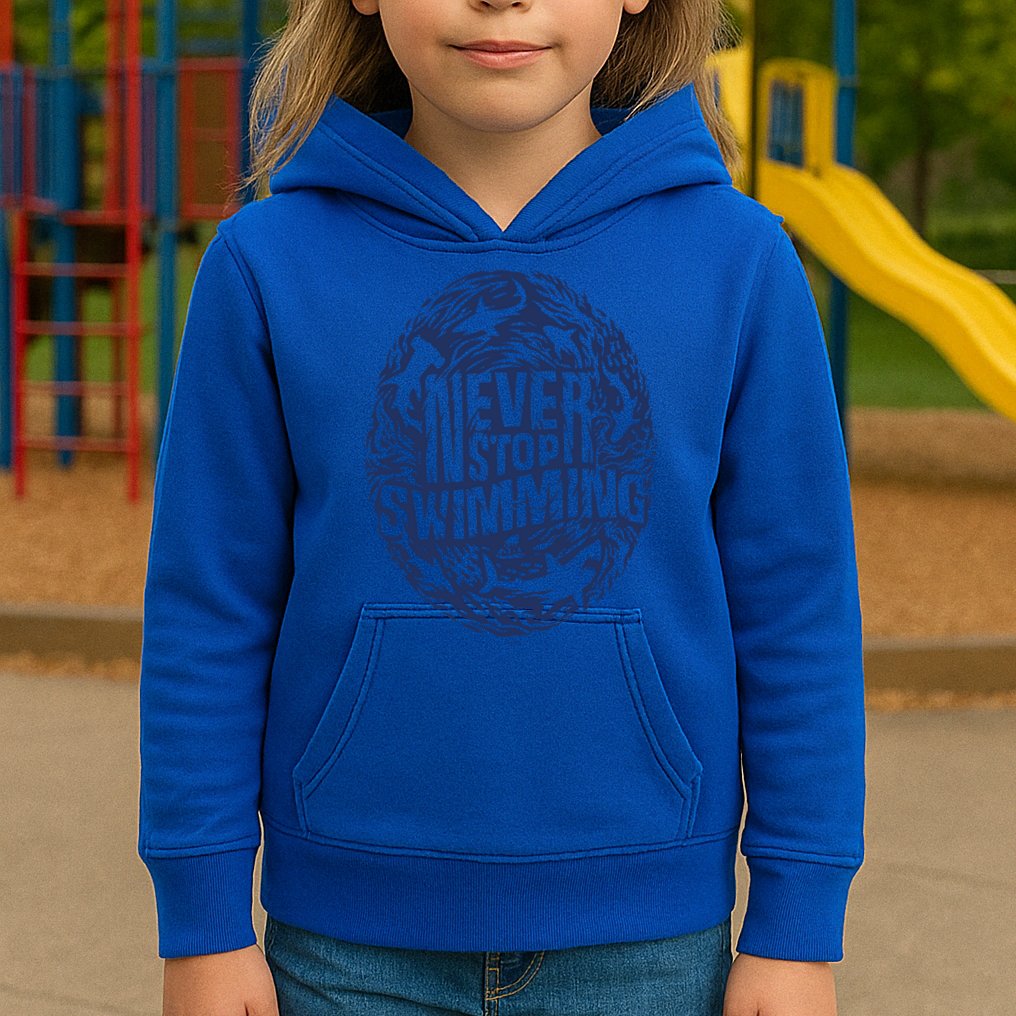 Shark Week: Never Stop Swimming Gift Kids Hoodie