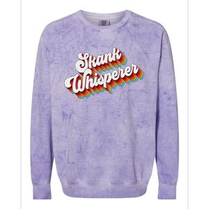 Skank Whisperer Offensive Adult Jokes Retro Colorblast Crewneck Sweatshirt