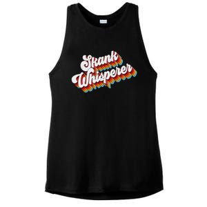 Skank Whisperer Offensive Adult Jokes Retro Ladies PosiCharge Tri-Blend Wicking Tank