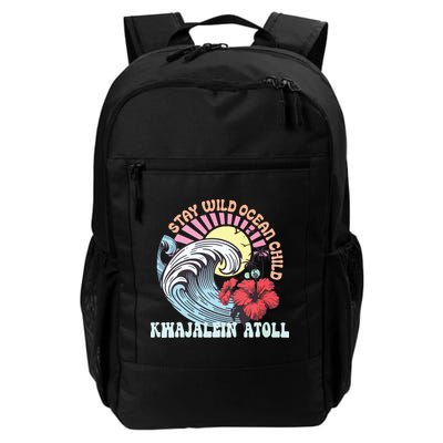 Stay Wild Ocean Child Kwajalein Atoll Backpack