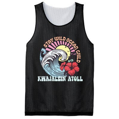 Stay Wild Ocean Child Kwajalein Atoll Mesh Reversible Basketball Jersey Tank