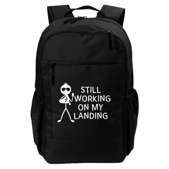 Still Working On My Landing Broken Arm Cast Recovery Daily Commute Backpack