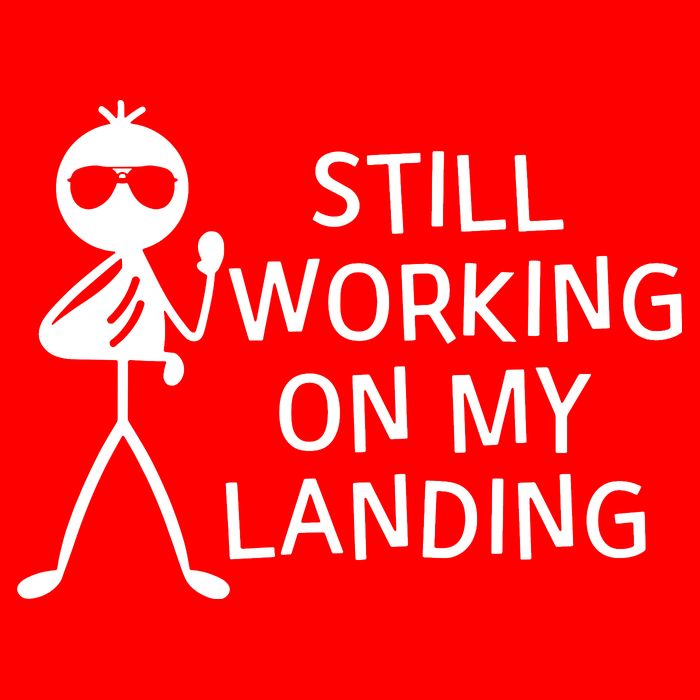 Still Working On My Landing Broken Arm Cast Recovery 16 in Basic Backpack