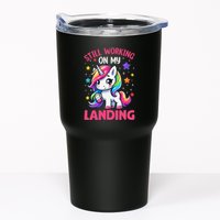 Still Working On My Landing Injury Broken Arm Cute Unicorn Tumbler