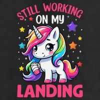 Still Working On My Landing Injury Broken Arm Cute Unicorn Tumbler
