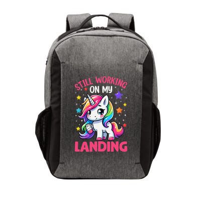 Still Working On My Landing Injury Broken Arm Cute Unicorn Vector Backpack