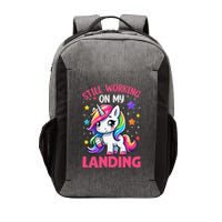 Still Working On My Landing Injury Broken Arm Cute Unicorn Vector Backpack