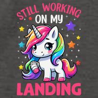 Still Working On My Landing Injury Broken Arm Cute Unicorn Vector Backpack