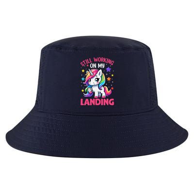 Still Working On My Landing Injury Broken Arm Cute Unicorn Cool Comfort Performance Bucket Hat