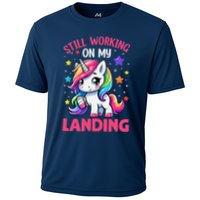 Still Working On My Landing Injury Broken Arm Cute Unicorn Performance Shirt