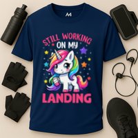 Still Working On My Landing Injury Broken Arm Cute Unicorn Performance Shirt