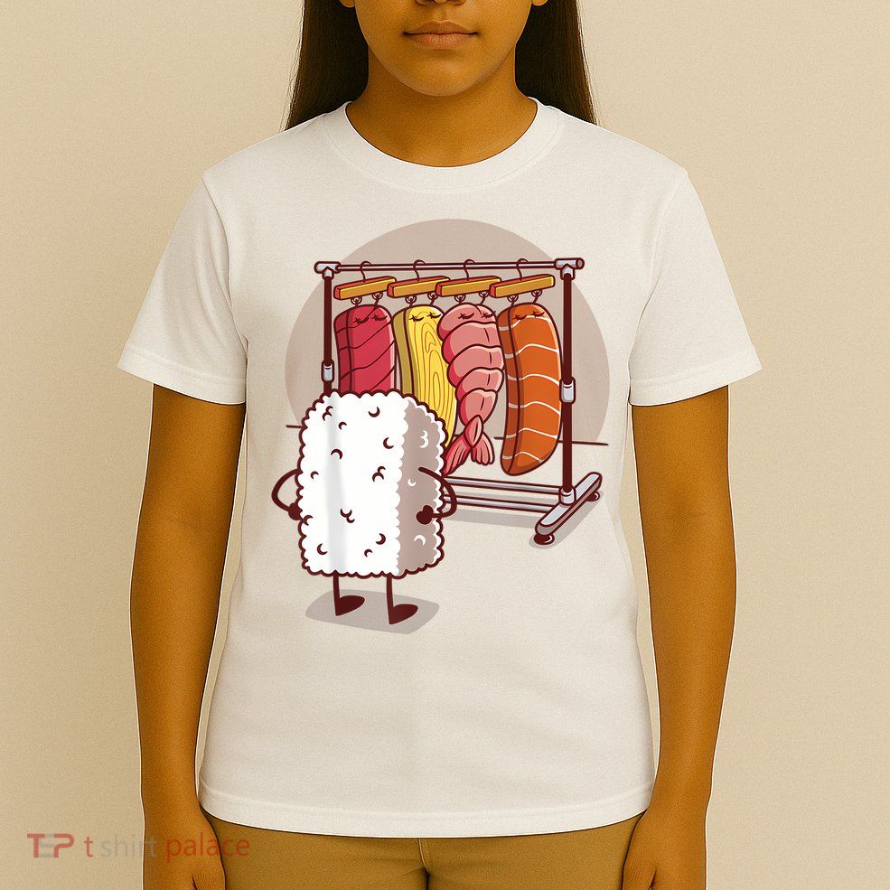 Sushi Wardrobe Olipop Funny Kawaii Japanese Food T-Shirt