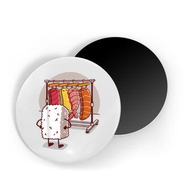 Sushi Wardrobe Olipop Funny Kawaii Japanese Food Magnet