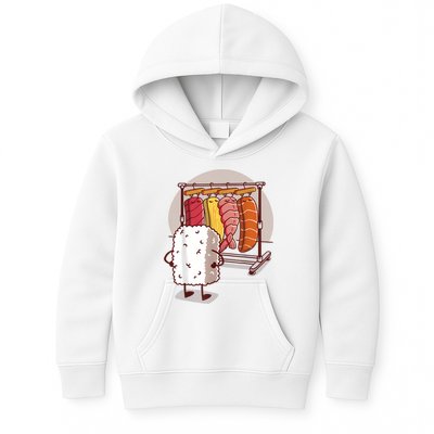Sushi Wardrobe Olipop Funny Kawaii Japanese Food Kids Hoodie