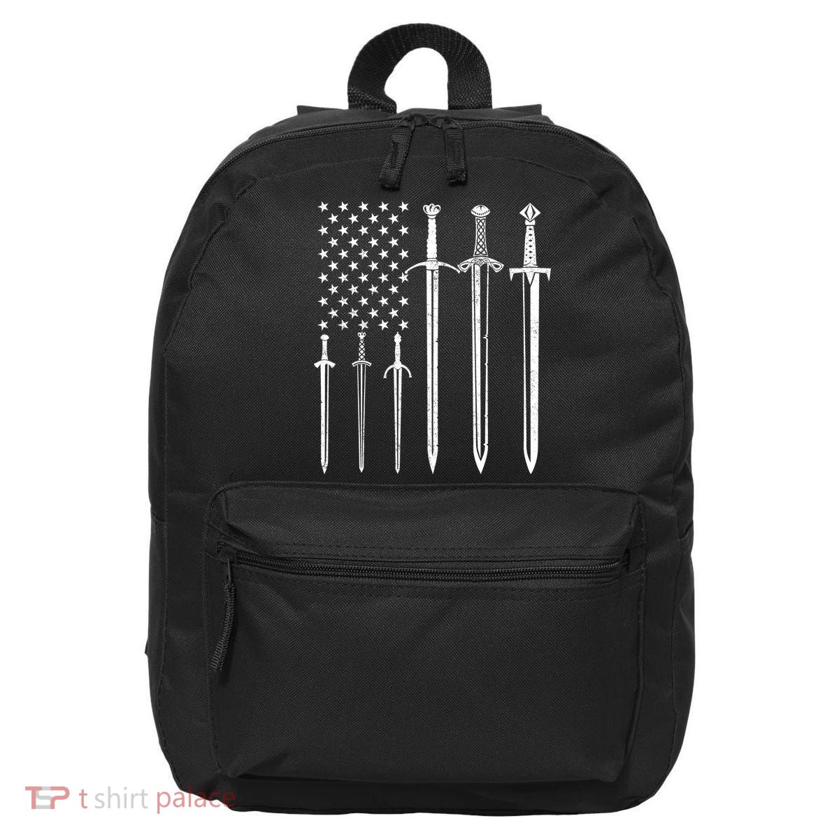 Sword American Flag 16 in Basic Backpack