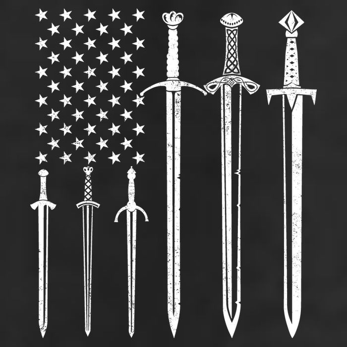 Sword American Flag 25L Jumbo Tote