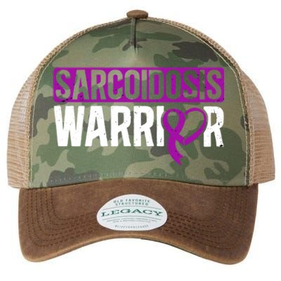 Sarcoidosis Warrior Purpe Ribbon Awareness Month Support Gift Legacy Tie Dye Trucker Hat