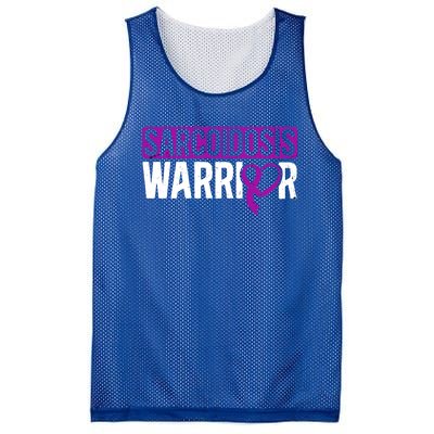 Sarcoidosis Warrior Purpe Ribbon Awareness Month Support Gift Mesh Reversible Basketball Jersey Tank