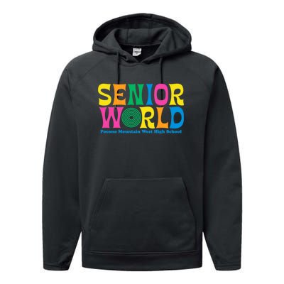 SENIOR WORLD POCONO MOUNTAIN WEST HIGH SCHOOL Performance Fleece Hoodie