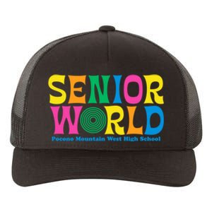 SENIOR WORLD POCONO MOUNTAIN WEST HIGH SCHOOL Yupoong Adult 5-Panel Trucker Hat