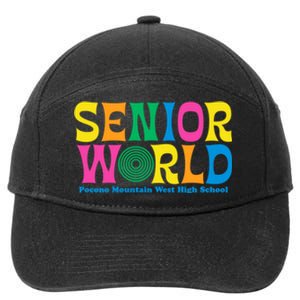 SENIOR WORLD POCONO MOUNTAIN WEST HIGH SCHOOL 7-Panel Snapback Hat