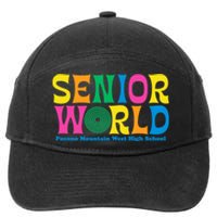 SENIOR WORLD POCONO MOUNTAIN WEST HIGH SCHOOL 7-Panel Snapback Hat