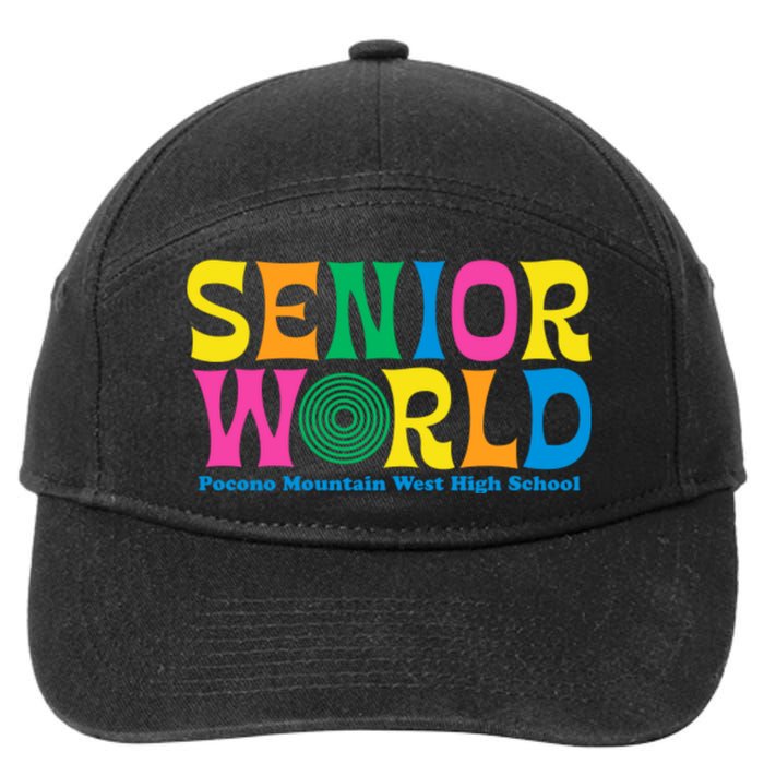 SENIOR WORLD POCONO MOUNTAIN WEST HIGH SCHOOL 7-Panel Snapback Hat