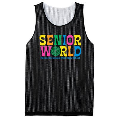 SENIOR WORLD POCONO MOUNTAIN WEST HIGH SCHOOL Mesh Reversible Basketball Jersey Tank