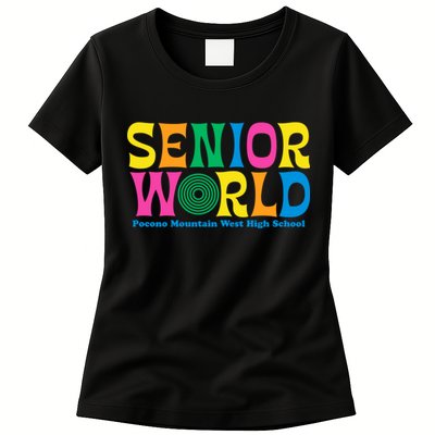 SENIOR WORLD POCONO MOUNTAIN WEST HIGH SCHOOL Womens T-Shirt
