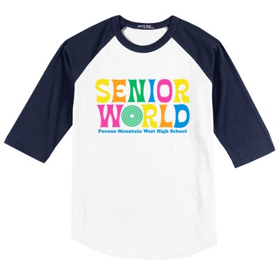 SENIOR WORLD POCONO MOUNTAIN WEST HIGH SCHOOL Baseball Sleeve Shirt