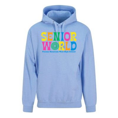 SENIOR WORLD POCONO MOUNTAIN WEST HIGH SCHOOL Unisex Surf Hoodie