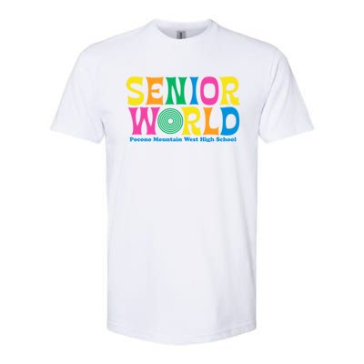 SENIOR WORLD POCONO MOUNTAIN WEST HIGH SCHOOL Softstyle CVC T-Shirt