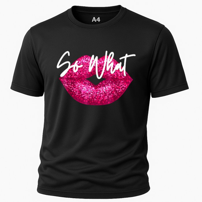So What Pink Lips Cooling Performance Crew T-Shirt