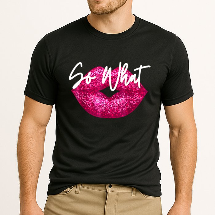 So What Pink Lips Cooling Performance Crew T-Shirt