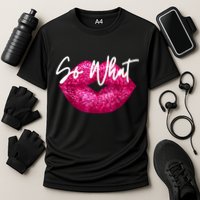 So What Pink Lips Cooling Performance Crew T-Shirt