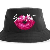 So What Pink Lips Sustainable Bucket Hat