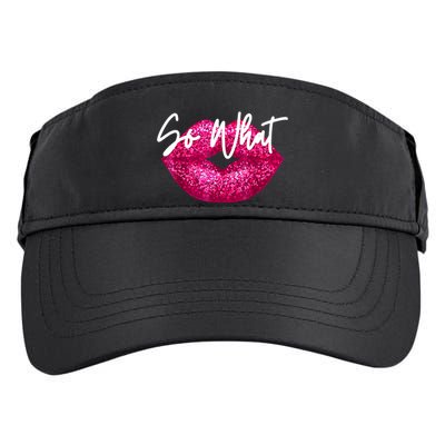 So What Pink Lips Adult Drive Performance Visor