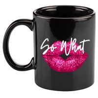 So What Pink Lips 11oz C Handle Ceramic Mug