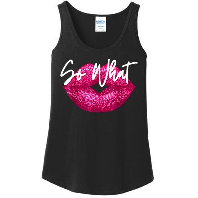 So What Pink Lips Ladies Essential Tank