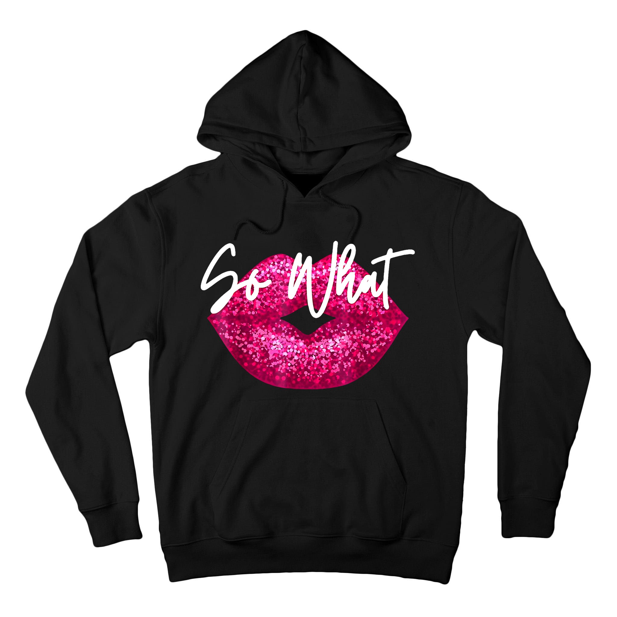 So What Pink Lips Tall Hoodie
