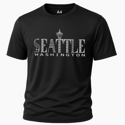 Seattle Washington Pacific Northwest Space Needle Keepsake Cool Gift Performance Shirt
