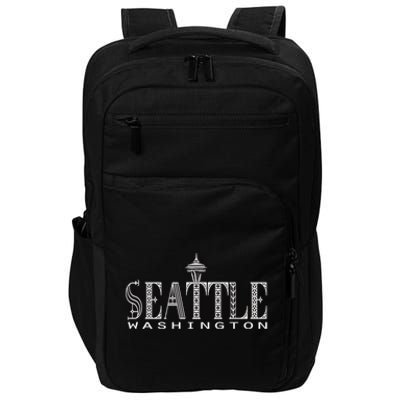 Seattle Washington Pacific Northwest Space Needle Keepsake Cool Gift Impact Tech Backpack