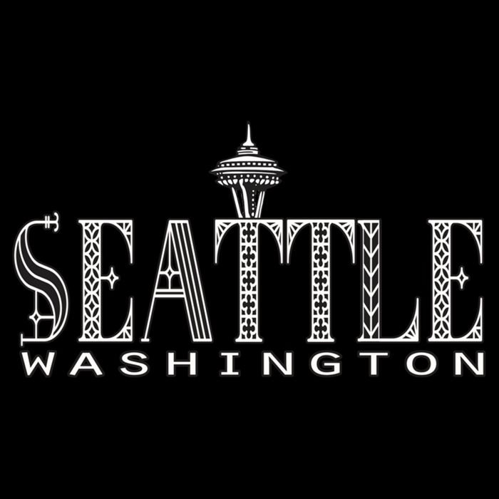 Seattle Washington Pacific Northwest Space Needle Keepsake Cool Gift Flat Bill Trucker Hat